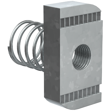 Гайка канальная с пружиной М10х40 IEK