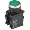 Кнопка d=22мм 1NO+1NC зелёная MASTER IEK