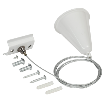 Комплект подвеса для ШП с тросом 1,5м белый IEK