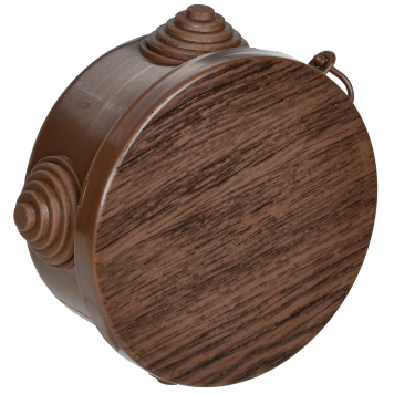 Коробка расп. КМ для о/п D=65х40мм IP54 4 вв. дуб IEK