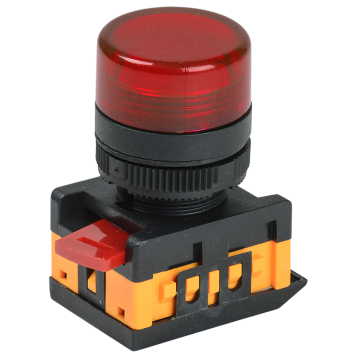 Лампа AL-22TE d22мм красная неон/240В цилиндр GENERICA