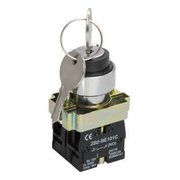 Переключатель LAY5-BG45 2 полож. с ключом без фик. NO+NC IEK