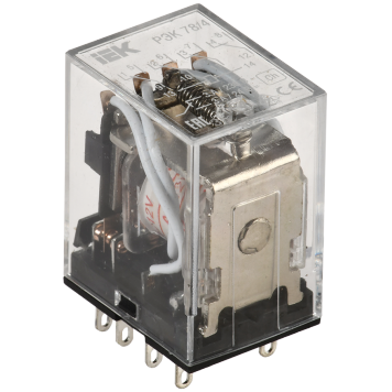 Реле РЭК78/4(MY4) с индикацией 3А 12В AC IEK