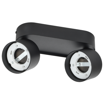 Светильник 4042 настенно-потолочн. 2хGX53 черный IEK