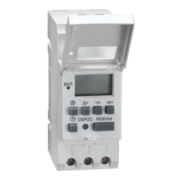 Таймер ТЭ15 цифровой 16А 230В на DIN-рейку IEK