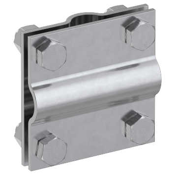 Заж. крес. пол./пр.-пол./пр. 30/8мм оц. сталь HDZ IEK