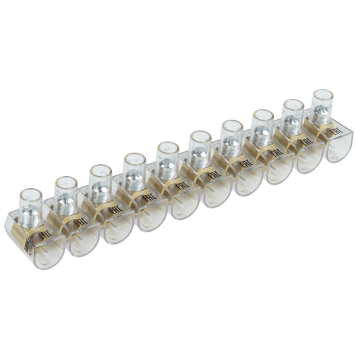 Зажим винтовой концевой изолированный КЗВИ 25мм2 (10x1) IEK