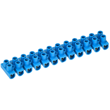 Зажим винтовой ЗВИ-3 н/г 1,0-2,5мм2 12пар синие IEK