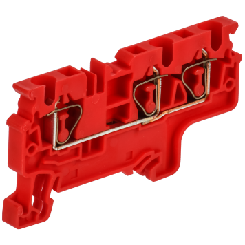 ARMAFIX Клемма пруж. CX4-3 3-конт. красная IEK