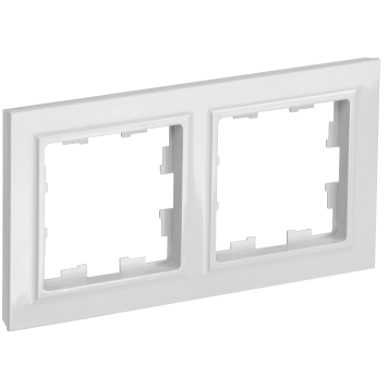 BRITE Рамка 2-мест. РУ-2-БрБ бел.