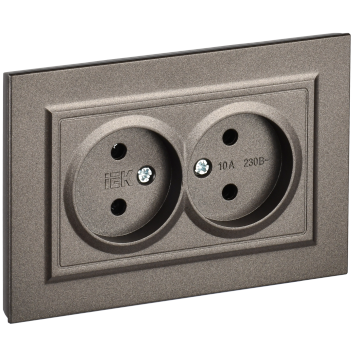 BRITE Роз. 2-я без з/к/ш 10А в сб. РС12-2-БрТБ бр. IEK