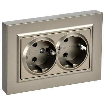 BRITE Роз. 2-я с з/к/ш пл 16А в сб. РСшПл12-3-БрШ шамп. IEK