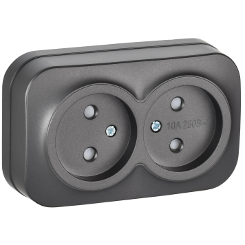 GLORY Роз. 2-я без з/к с з/ш о/у 10А РСш22-2-ХСм ст м. IEK