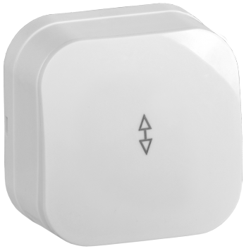 GLORY Выключ. 1-кл. прох. о/у 10А ВСп10-1-0-ХБ белый IEK