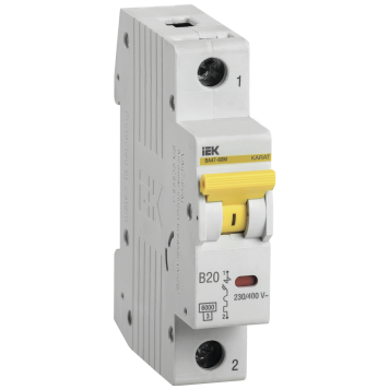KARAT Авт. выкл. ВА47-60M 1P B 20А 6кА IEK