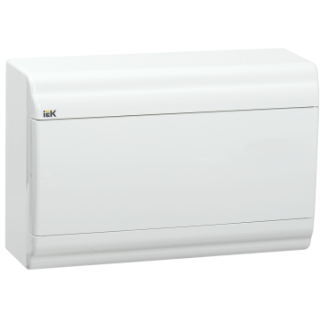 PRIME Корпус пластиковый ЩРН-П-12 белый/белая дверь IP41 IEK