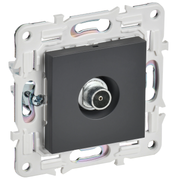 SKANDY Роз. TV оконечная SK-A12T титан IEK