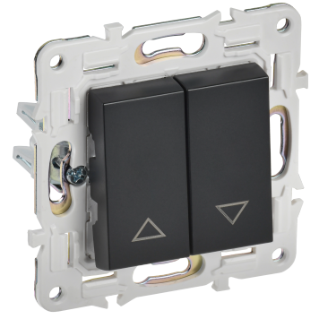 SKANDY Выключ. жалюзи 10А SK-V12Bl черн. IEK