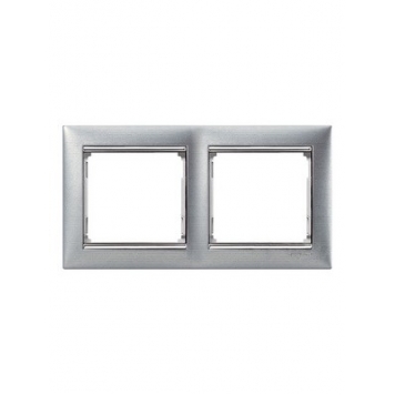 VALENA DIY Рамка 2-мест. алюм. мод