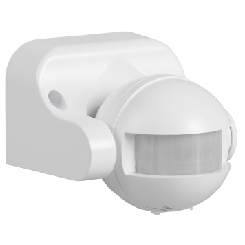 Датчик движения ДД 009 белый, макс. нагрузка 1100Вт, угол обзора 180град., дальность 12м, IP44, IEK