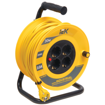 Катушка УК30 4 места 2P+PE/30м 3х1,0мм2 