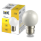 Лампа LED декор. G60 шар 3Вт 230В теплый белый E27 IEK