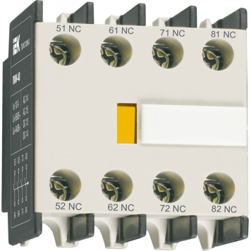 Приставка ПКИ-40 дополнительные контакты 4NO IEK