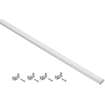 Профиль алюм. для LED ленты 1606 накл. гибк. 2м к-т опал IEK