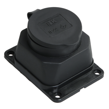 РБ13-1-0м Розетка с защ. кр. настен. ОМЕГА IP44 IEK