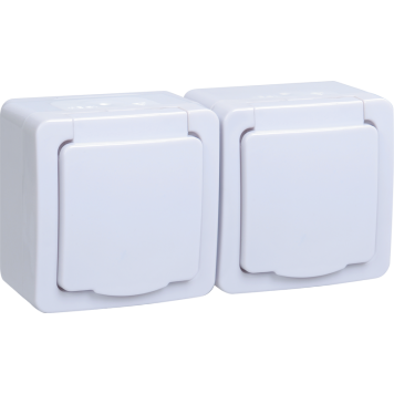 РСб22-3-ГПБб роз.2м с з/к о/у IP54 (цвет крышки:белый) ГЕРМЕС PLUS