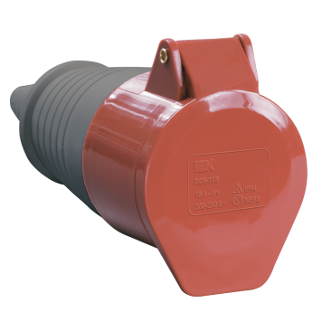 Розетка перенос. ССИ-224 32А-6ч 380В 3P+PE IP44 IEK