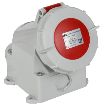 Розетка стц. ССИ-1152 16А-6ч 380В 3P+PE+N IP67 IEK