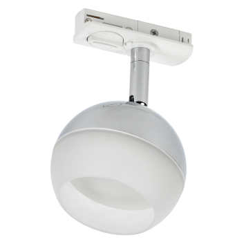 Светильник 4118 декор. трековый поворотный GX53 хром IEK