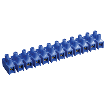 Зажим винтовой ЗВИ-80 н/г 10-25мм2 12пар синие IEK