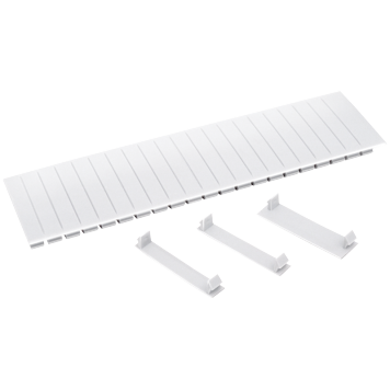 Заглушка 12 модулей белая IEK