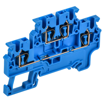 ARMAFIX Клемма пруж. 2 уровня CXDL2.5 BU IEK