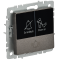 BRITE Кнопка звонка с инд. отел. 10А ВС10-1-9-БрТБ бр. IEK