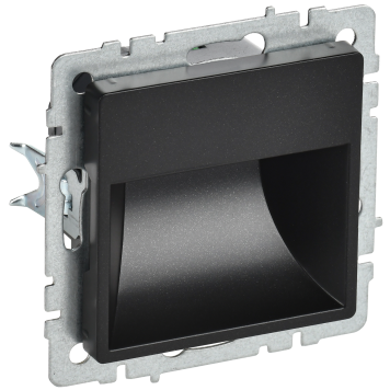 BRITE Подсветка LED встраиваемая ПЛ20-БрЧ черн. IEK