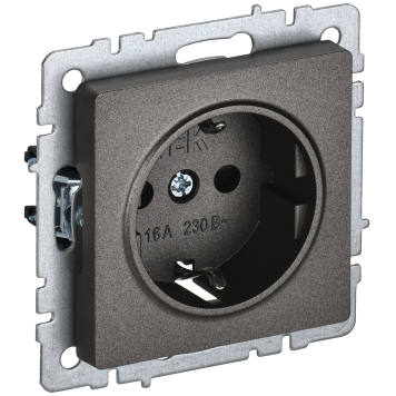 BRITE Роз. с з/к без з/ш 16А РС11-1-0-БрТБ бр. IEK