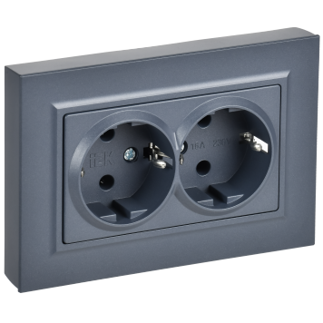 BRITE Роз 2-я с з/к без з/ш пл 16А в сб РСПл12-3-БрМ мар IEK