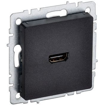 BRITE Роз. HDMI РHDMI-0-БрЧ черн. IEK