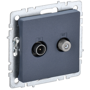 BRITE Роз. двойная TV+SAT РТВ/РСп12-БрМ мар. IEK