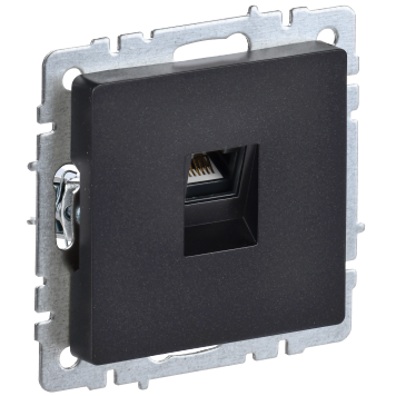 BRITE Роз. комп. RJ45 кат.6 РК11-БрЧ черн. IEK