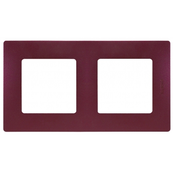 ETIKA Рамка 2-мест. сливовый