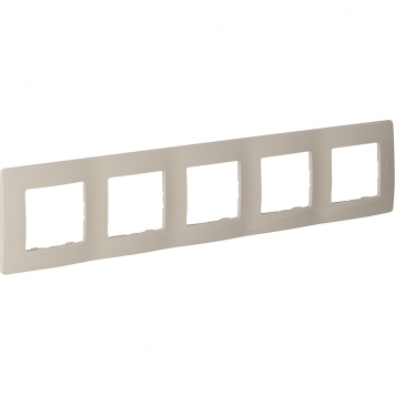 ETIKA Рамка 5-мест. сл. кость
