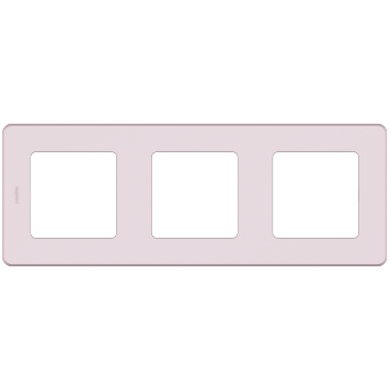 INSPIRIA Рамка 3-мест. розов.