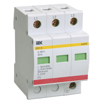 KARAT ОПС1-B УЗИП 3P In=30кА Un=400В Im=60кА IEK