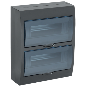 KREPTA 3 Корпус пластиковый ЩРН-П-24 IP41 черный IEK