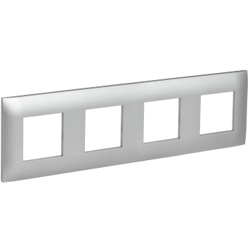 SKANDY Рамка 4-мест. SK-F04S сереб. IEK