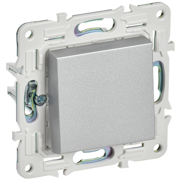 SKANDY Выключ. 1-кл. 10А SK-V01S сереб. IEK